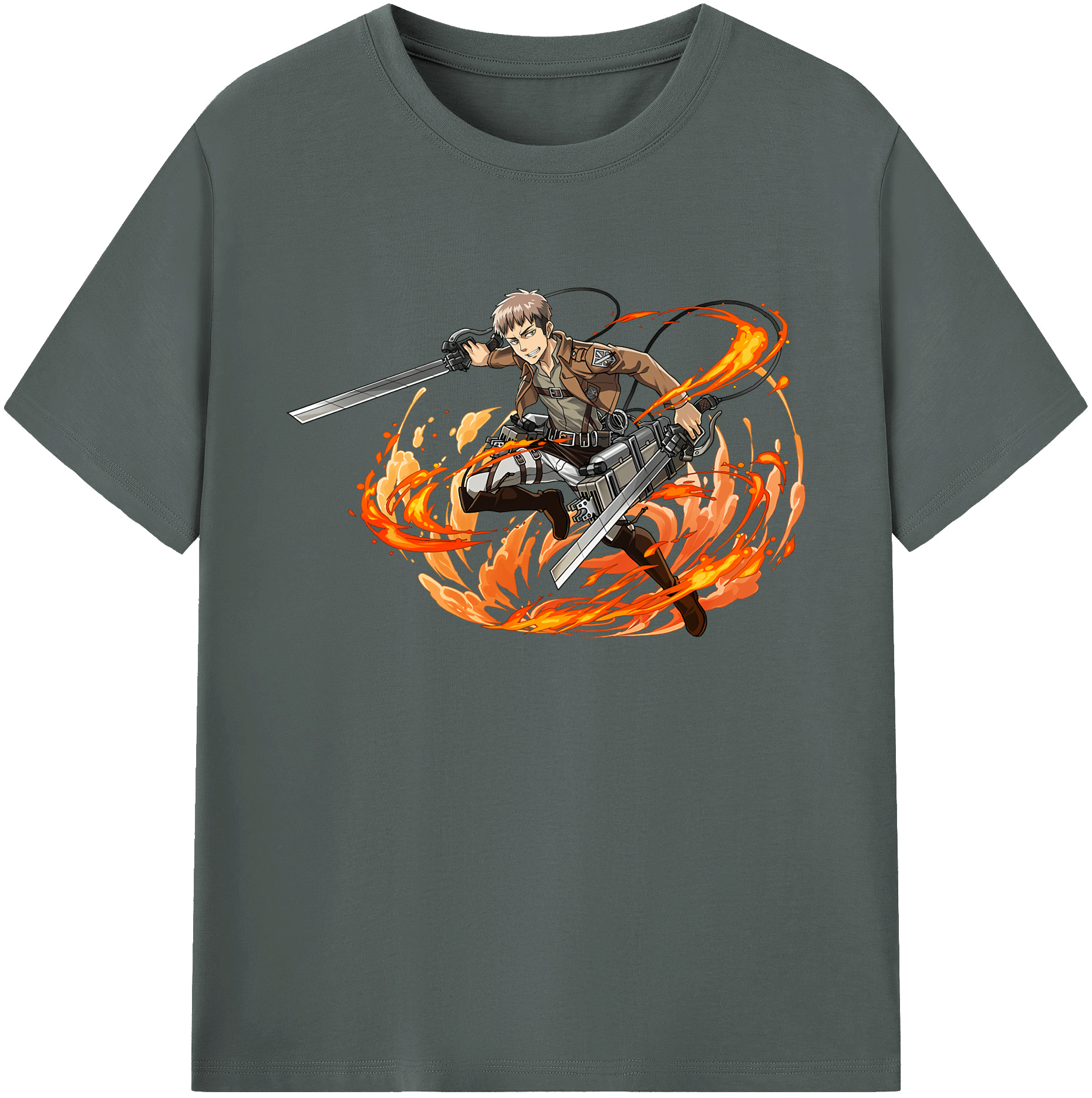 （画像用） 進撃の巨人 ジャン・キルシュタイン Attack on Titan Jean Kirstein 綿100％ メンズ半袖Tシャツ｜肌触りやわらか＆通気性